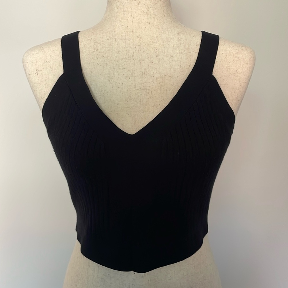 H&M black sweater tank/vest